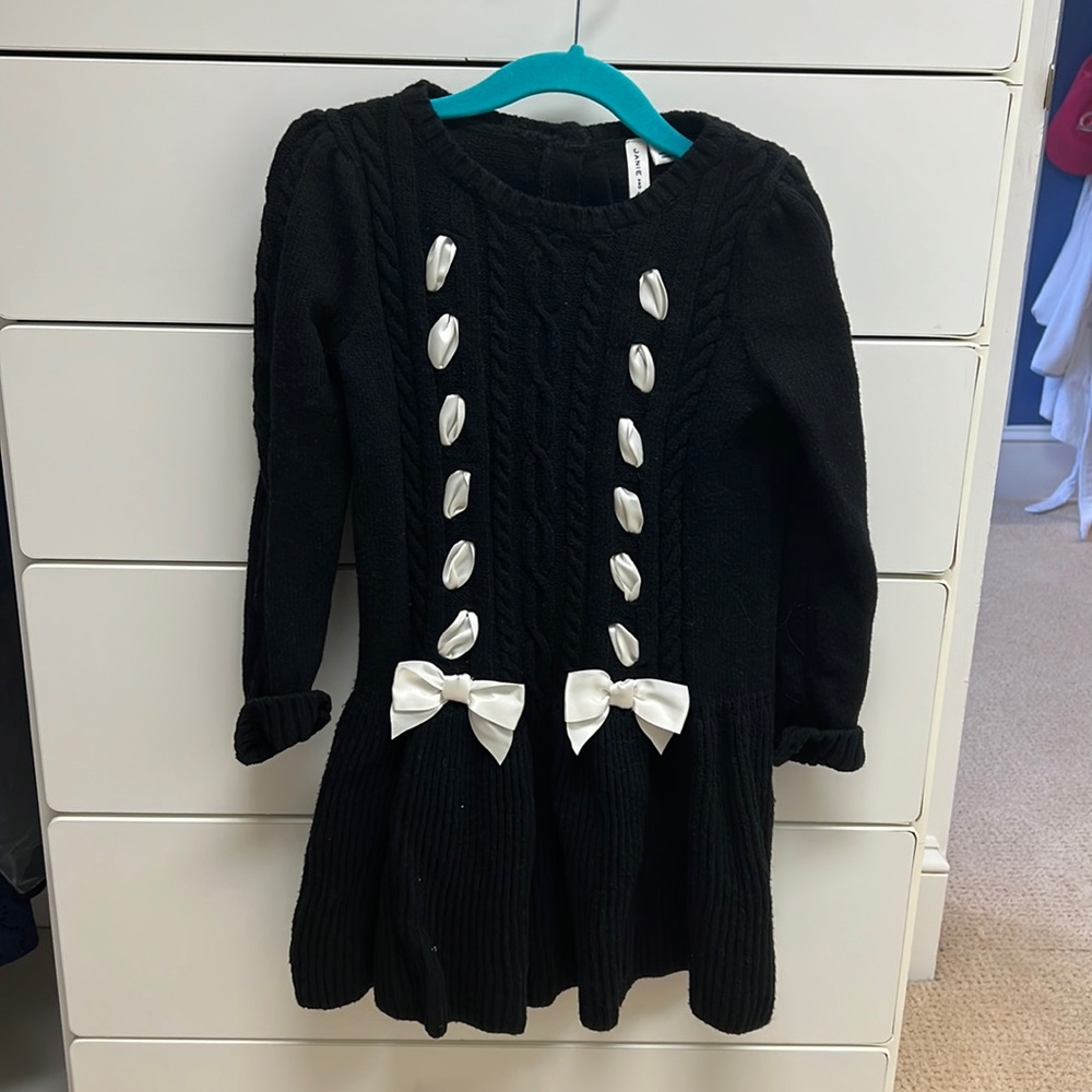 Janie and Jack knit bow dress